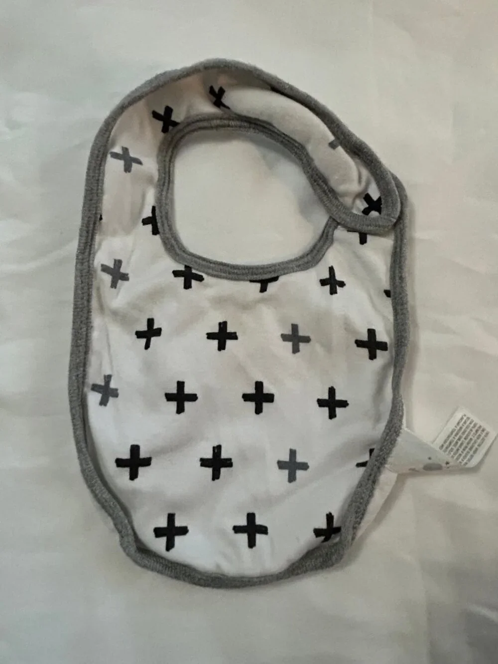 7 Bibs Excellent Condition! Black and White & Yellow Gray Designs